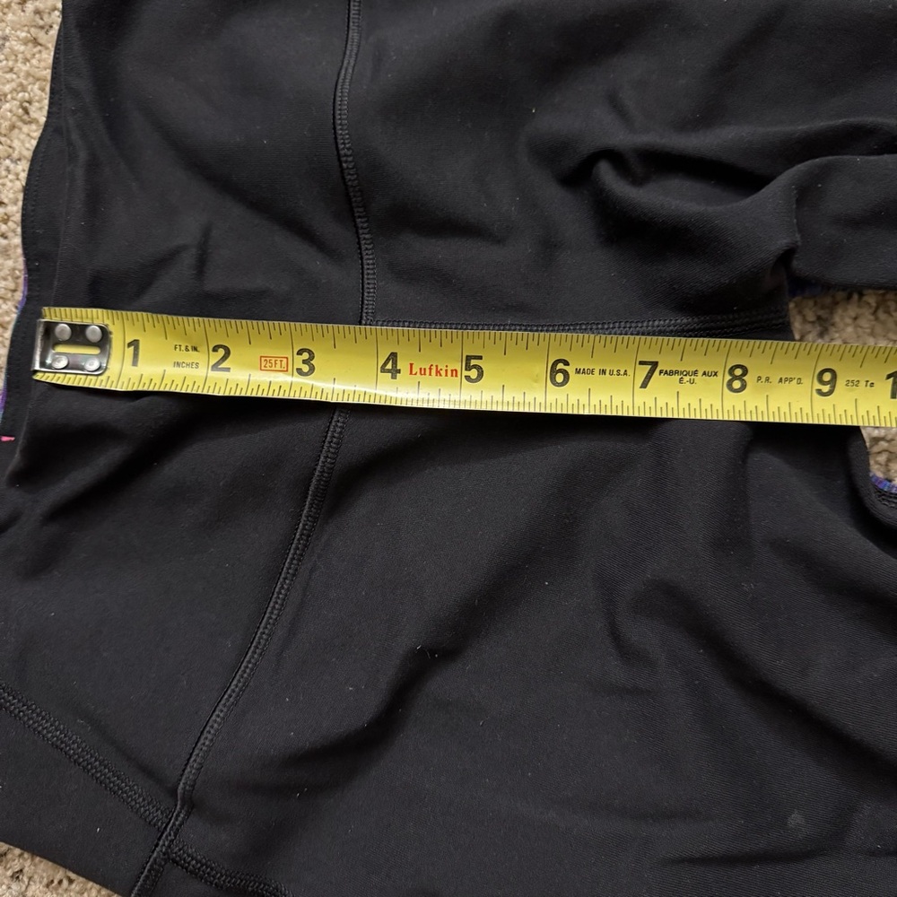 Victoria’s Secret Sport Black Front Purple Back Leggings Size Small - Picture 5 of 9